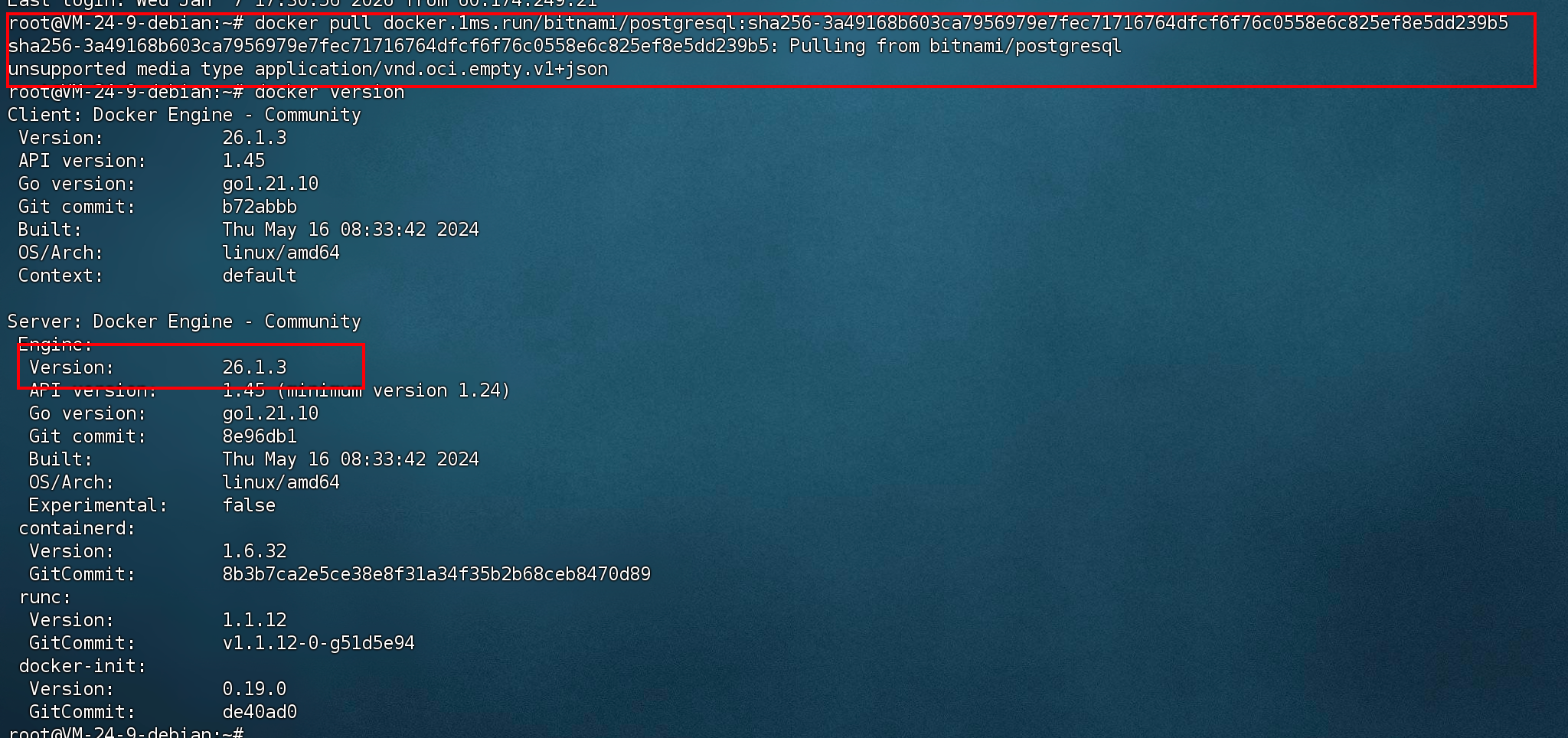 docker 26 拉取失败